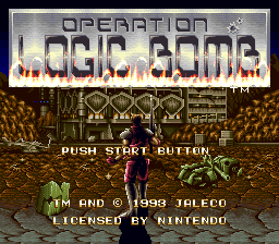 Operation Logic Bomb Title Screen